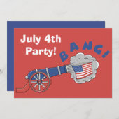 Invitation du 4 juillet (Devant / Derrière)