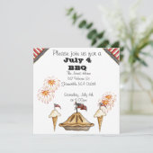 Invitation du 4 juillet (Debout devant)