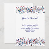 Invitation du 4 juillet (Devant / Derrière)