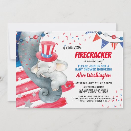 Invitation du 4 juillet (Devant)