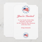 Invitation du 4 juillet (Devant / Derrière)
