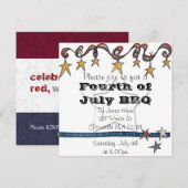 Invitation du 4 juillet (Devant / Derrière)