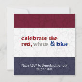 Invitation du 4 juillet (Dos)