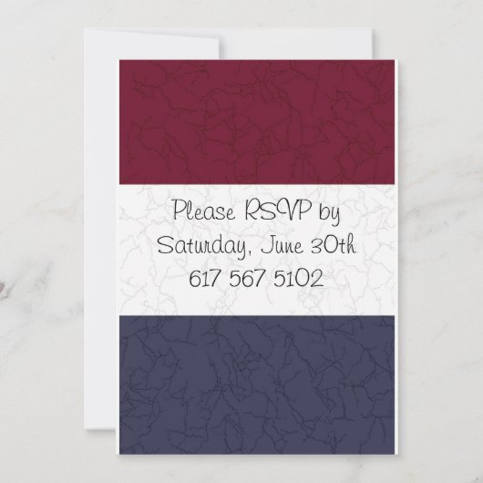 Invitation du 4 juillet (Dos)