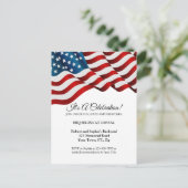 Invitation du 4 juillet avec drapeau rouge blanc b (Debout devant)