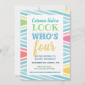 Invitation du 4e anniversaire (Devant)