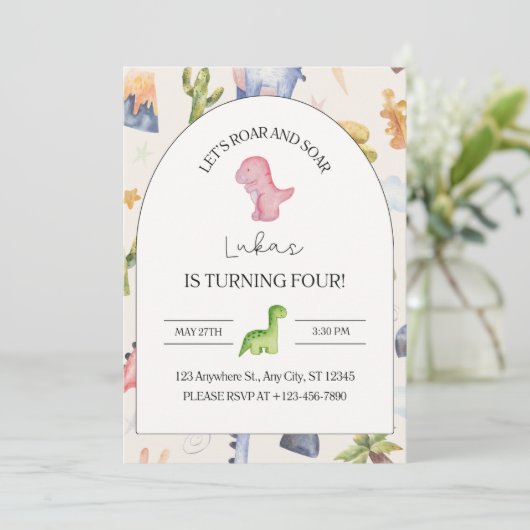 Invitation du 4e anniversaire (Debout devant)