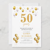 Invitation du 50e anniversaire (Devant)