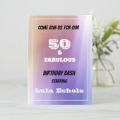 Invitation du 50e anniversaire (Debout devant)