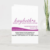 Invitation du 50e anniversaire (Dos)