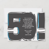 Invitation du 50e anniversaire (Devant)