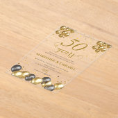 Invitation du 50e anniversaire (Poser)