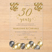 Invitation du 50e anniversaire (Recto)