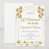 Invitation du 50e anniversaire (Devant / Derrière)