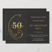 Invitation du 50e anniversaire (Devant / Derrière)