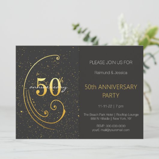 Invitation du 50e anniversaire (Debout devant)