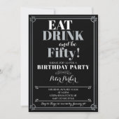 Invitation du 50e anniversaire (Devant)