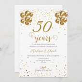 Invitation du 50e anniversaire (Devant / Derrière)