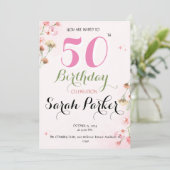 Invitation du 50e anniversaire (Debout devant)