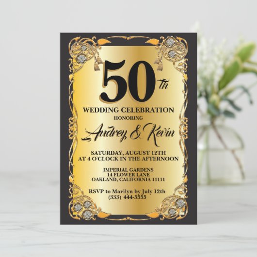 Invitation du 50e anniversaire (Debout devant)