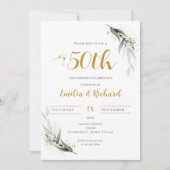 Invitation du 50e anniversaire (Devant)
