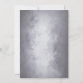 Invitation du 50e anniversaire d'argent élégant (Dos)