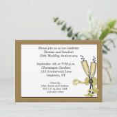 Invitation du 50e anniversaire de Champagne (Debout devant)