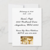 Invitation du 50e anniversaire de la fête (Dos)