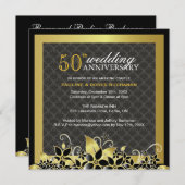 Invitation du 50e anniversaire de la fête (Devant / Derrière)