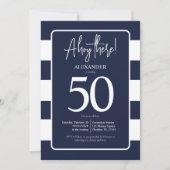 Invitation du 50e anniversaire de la marine nautiq (Devant)