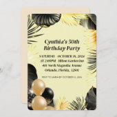 Invitation du 50e anniversaire de l'appartement (Devant / Derrière)