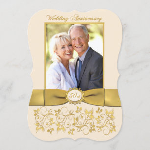 INVITATION du 50e anniversaire de RIBBON IMPRIMÉ