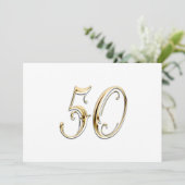 Invitation du 50e anniversaire du Mariage (Debout devant)