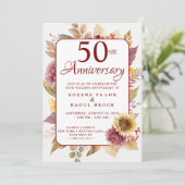 Invitation du 50e anniversaire du Mariage (Debout devant)