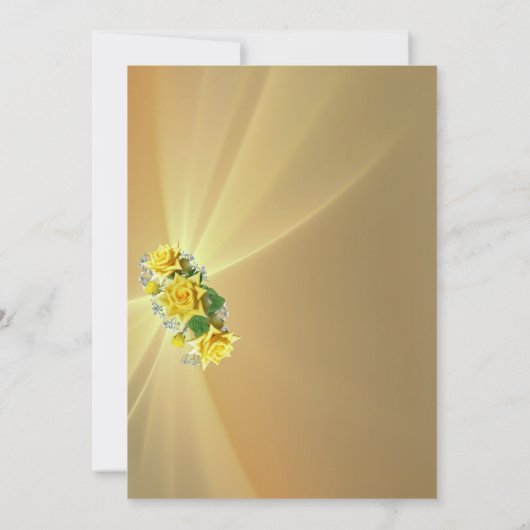 Invitation du 50e anniversaire du Mariage (Dos)