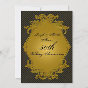 Invitation du 50e anniversaire du Mariage