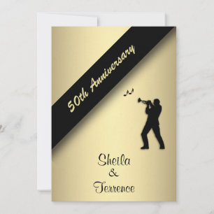 Invitation du 50e anniversaire du Mariage