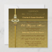 Invitation du 50e anniversaire du Mariage (Dos)