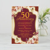 Invitation du 50e anniversaire du Mariage (Debout devant)