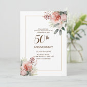 Invitation du 50e anniversaire du Mariage (Debout devant)