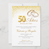 Invitation du 50e anniversaire du Mariage (Devant)