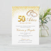 Invitation du 50e anniversaire du Mariage (Debout devant)