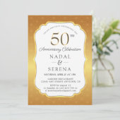 Invitation du 50e anniversaire du Mariage (Debout devant)