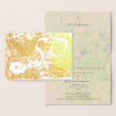Invitation du 50e anniversaire du Mariage d'or (Affichage)