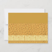 Invitation du 50e anniversaire du Mariage d'or (Dos)