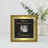 Invitation du 50e anniversaire du Mariage - Insert (Debout devant)