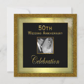 Invitation du 50e anniversaire du Mariage - Insert (Devant)