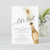 Invitation du 50e anniversaire du Mariage moderne (Debout devant)