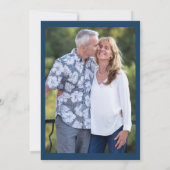 Invitation du 50e anniversaire du mariage moderne (Dos)