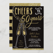 Invitation du 50e anniversaire, Faux Parties scint (Devant / Derrière)